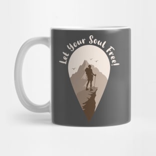 Hike and Be Free Mug